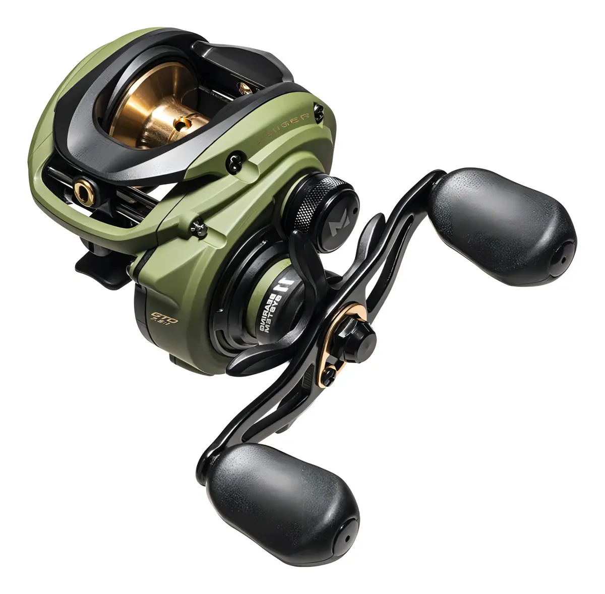 Carretilha Marine Sports Avenger 11000 Verde Manivela Esquerda