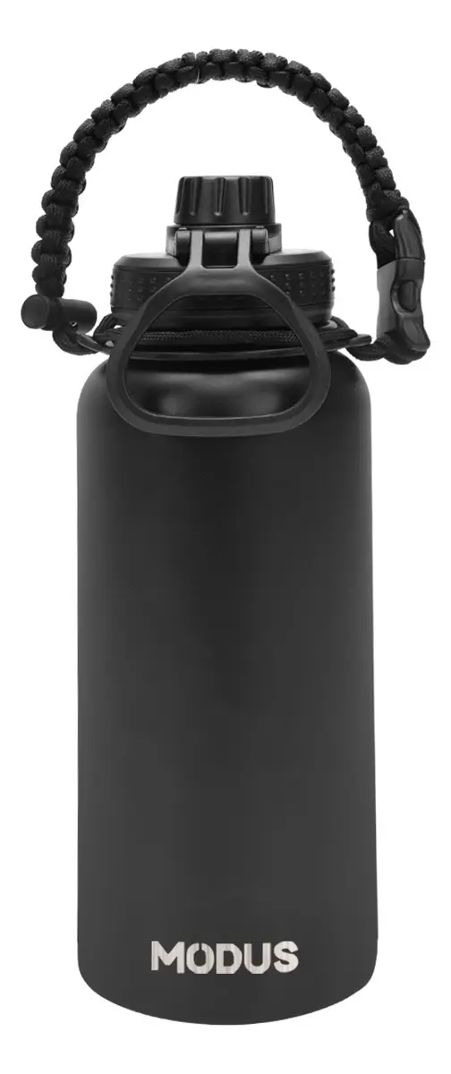 Modus Garrafa Térmica Inox 950ml Água Quente e Fria Preta - Imagem 9