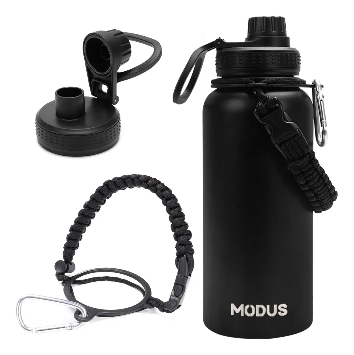 Modus Garrafa Térmica Inox 950ml Água Quente e Fria Preta - Imagem 11