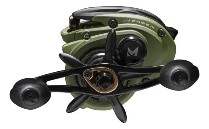 Carretilha Marine Sports Avenger 11000 Verde Manivela Esquerda - Imagem 5